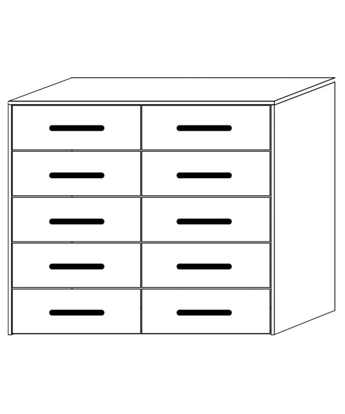 Szafka na prace indywidualne z szufladamii